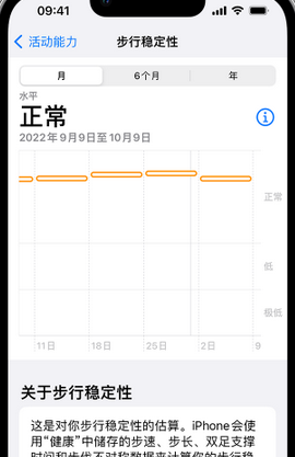 临猗iPhone手机维修如何在iPhone开启'步行稳定性通知'