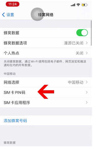 临猗苹果14维修网分享如何给iPhone14的SIM卡设置密码 