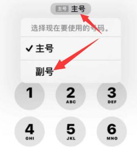 临猗苹果14维修店分享iPhone 14 Pro Max使用副卡打电话的方法 