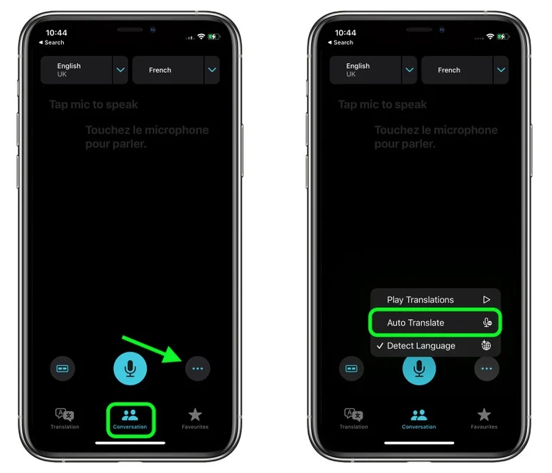 临猗苹果手机维修分享iOS 15 “翻译” App 新改进 
